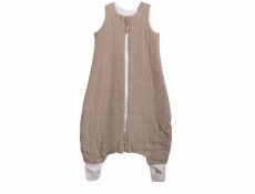 Multitex Dětský spací pytel MUSLIN TO GO s nohami o délce 95 cm