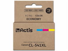 Actis Inkoust KC-541 pro tiskárnu Canon (náhrada za CL-541XL) Supreme, 18 ml, modrá, žlutá, červená