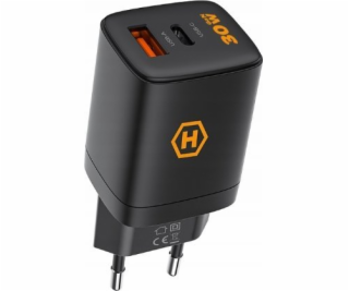 Hammer Nabíječka 30W Pd USB Type-C Rapidcharge Duo do zás...