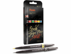 Pentel Štětcové pero SESF30C-ST6ABDFGS-PL