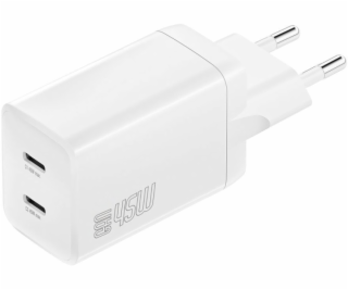 4smarts Ladegert PDPlug Dual 45W GaN 2xC. Wei