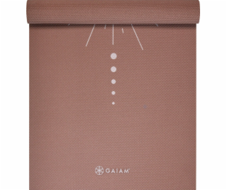 Gaiam Podložka na jógu Cinnamon Vision 5 mm 65370 Gaiam