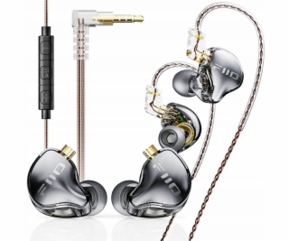 FiiO JD10 - průhledně černá - Dynamické odposlechy do uší