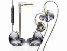 FiiO JD10 - průhledně černá - Dynamické odposlechy do uší