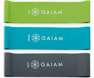 Gaiam Sada odporových gum pro trénink cviků Gaiam