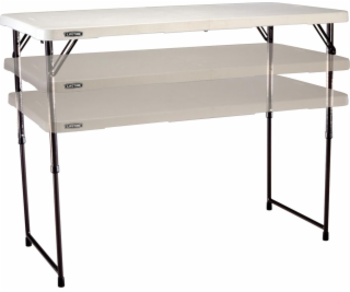 Lifetime Skládací stůl bílý (4428)