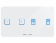 TECH Sterowniki Drátový dvoupólový spínač světel a rolet, černý WSZ-22MP Tech Controllers