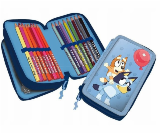 Maaleo Dětský školní penálek Bluey I Bingo skládací pouzd...