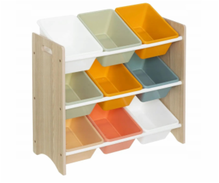 Atmosphera Police s krabicemi na hračky, 9 barevných krab...