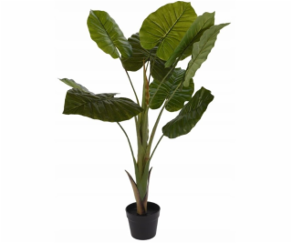 Beliani Umělá rostlina v květináči ALOCASIA WENTII, vysok...