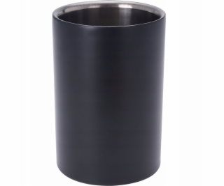 Tomado Stojan na víno COOLER, nerezová ocel, 18 cm, černá