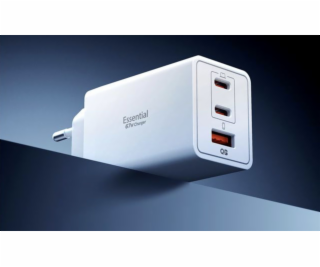 Spigen Nabíječka Essential 67W do zásuvky EE673EU, bílá