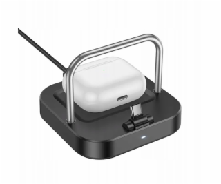 Hoco Stolní nabíječka 2 v 1 s konektorem C + bezdrátové n...