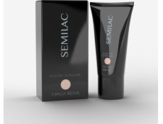 Semilac Elastic akrylový gel na nehty Double Flex - chladivě béžový 30g