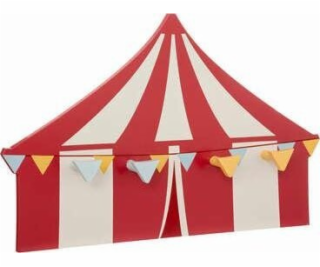 Atmosphera Ramínko Circus se 4 háčky červeno-béžové