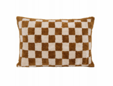 Atmosphera Prošívaný polštář s kostkovaným vzorem 38 x 58 cm