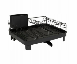 5five Odkapávač na nádobí BLACK EDITION, 52,5 x 41,2 x 17 cm