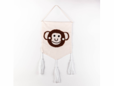 Home Styling Collection Dekorace do dětského pokoje, nástěnná dekorace SAFARI, 70 x 37 cm