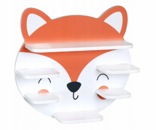 Kesper Nástěnná police s ušima do dětského pokoje, 45 cm