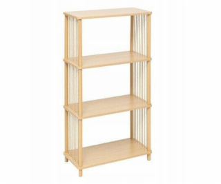 5five Otevřená knihovna KORD, 4úrovňová, 60 × 30 × 110 cm