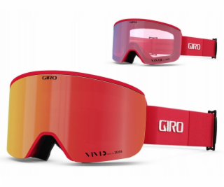 Giro Zimní brýle AXIS RED BLACK THIRDS (barevné zrcadlové...