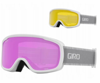 Giro Zimní brýle MOXIE BÍLO-ŠEDÉ CHUTE (zorník JANTAROVĚ ...