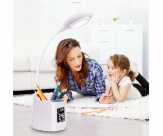 Gotel ORGANIZÉR NA STOLNÍ LAMPY K711O, HODINY, TEPLOTA