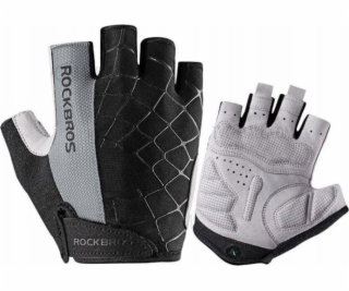 RockBros Cyklistické rukavice bez prstů s rychloupínáním,...
