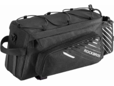 RockBros Brašna na nosič kol s kapsami a odrazkami - černá