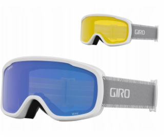 Giro Zimní brýle MOXIE BÍLO-ŠEDÉ CHUTE (SKLENO-ŠEDÁ KOBAL...