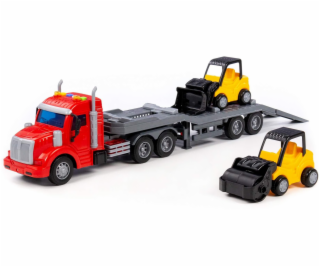 Polesie 77049 PROFI vůz s odtahovkou + Mini válec + Mini ...