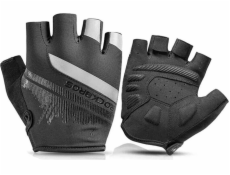 RockBros Cyklistické rukavice bez prstů s protiskluzovou úpravou L černé ROCKBROS