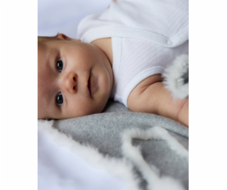 BaBalu PIAPIMO - DEKA Z BIO BAVLNY 70x100 ŠEDÁ