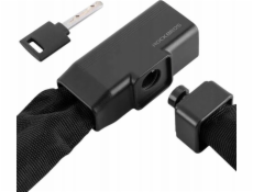 RockBros Kryt zámku na kolo s tlustým řetězem, klíč 0,97 m - černý ROCKBROS