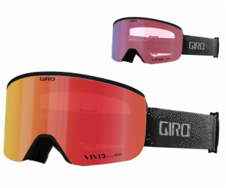 Giro Zimní brýle AXIS BLACK & WHITE BIT TONE (barevné zrc...