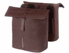 Basil DVOJITÁ BRÝŠOVÁ TAŠKA CITY 28-32L, univerzální mostní systém, pražená hnědá (NOVINKA)