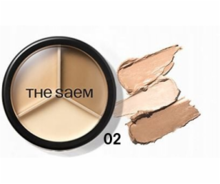 theSaem SAEM Cover Perfection Face Concealer Triple Pot 0...