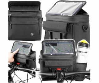 4kom.pl Brašna na řídítka kola L34N + pouzdro na telefon