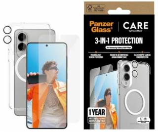 PanzerGlass Pouzdro CARE by Flagship 3v1 + sklo + čočka p...
