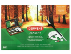 Derwent Sada 12 akrylových dřevěných krabiček