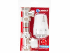 Diamond Termostatická sada rovná 1/2