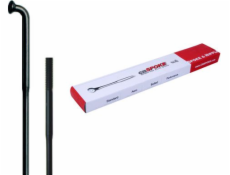 Cn Spoke Dráty pro ráfky DB454 2.0-1.8-2.0 z nerezové oceli, 296 mm, černé + niple 144 ks.