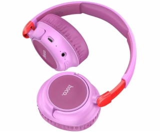 Hoco Bezdrátová Bluetooth sluchátka W43, fialová, růžová