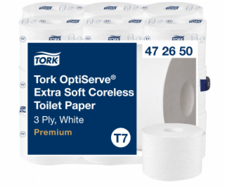 Tork Optiserve – Extra měkký toaletní papír bez jádra, T7...
