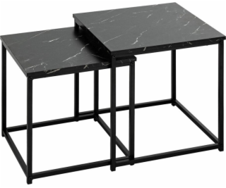 vidaXL Konferenční stolek 2 ks. 40x37,5 cm MARMORIS