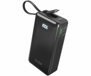 SBS Mobile SBS LCD Power Bank 10000 mAh melna - Portativa...