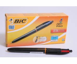 Bic Kuličkové pero BIC 4 COLOURS PRO AUTOMATIC, 12 kusů -...