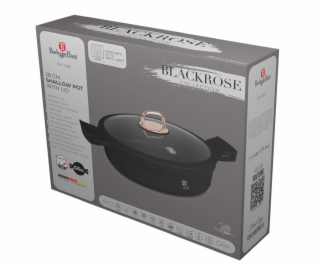 Kastrol s titanovým povrchem a poklicí 28 cm Black Rose C...