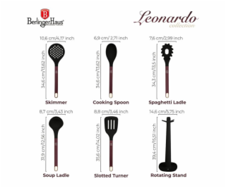 Sada kuchyňského náčiní ve stojanu 6 ks Leonardo Collecti...