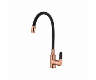 Invena Umyvadlová baterie MAGIC ROSE GOLD, černá, s flexi...